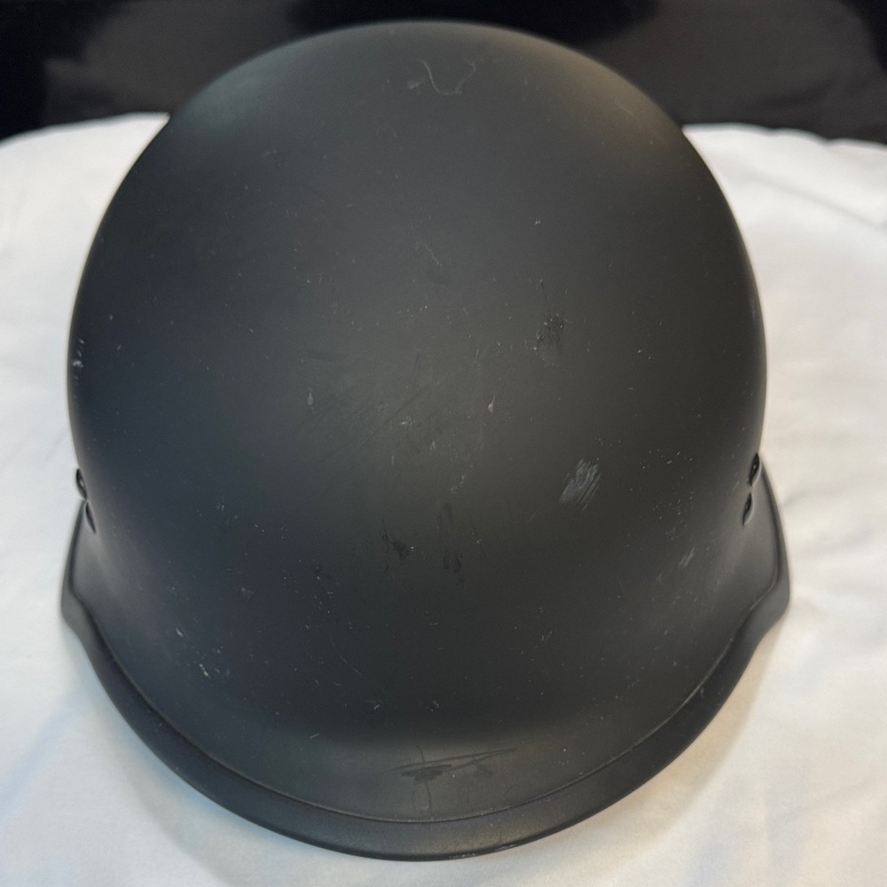 Matte Black Protective Helmet Size Large